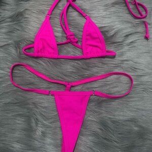 Hot Pink Bikini Set